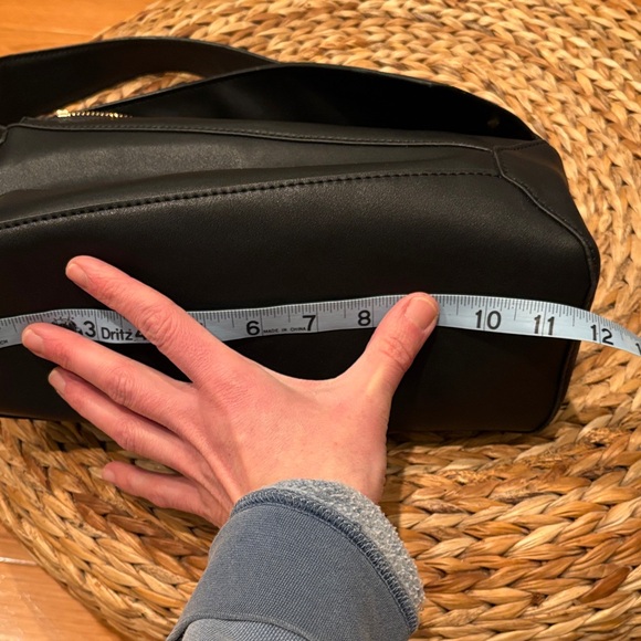 Loewe style Black Shoulder Puzzle Bag - Picture 14 of 17